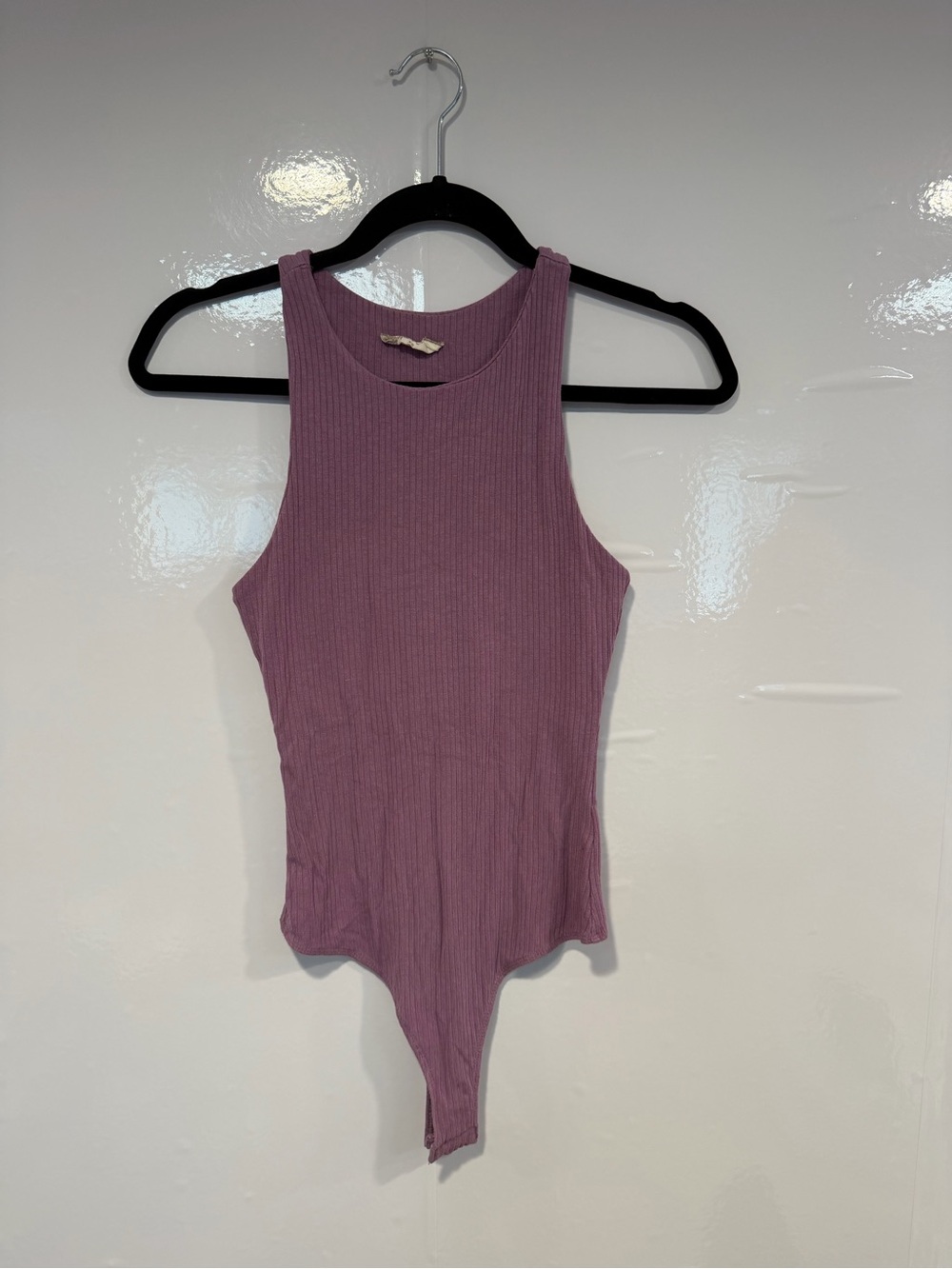 Ribbed Altar’d State Mauve Tank Bodysuit